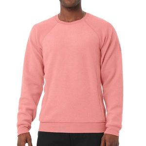 Alo yoga triumph sweater NWT size L in eraser pink color
